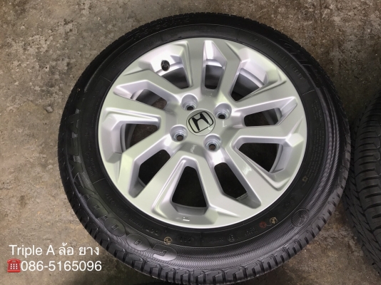 ล้อแม็กใหม่ยกห้าง Honda New JAZZ ขอบ 15 พร้อมยางป้ายแดง GoodYear 175-65-15 สวยกริ๊บ