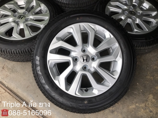 ล้อแม็กใหม่ยกห้าง Honda New JAZZ ขอบ 15 พร้อมยางป้ายแดง GoodYear 175-65-15 สวยกริ๊บ