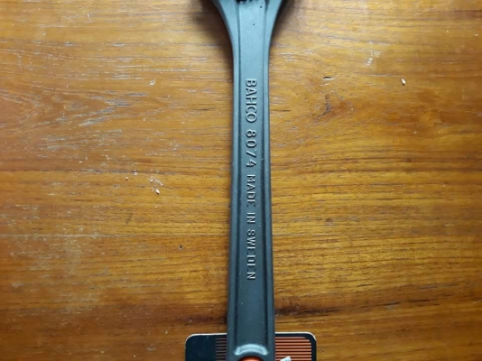 ขายประแจเลื่อนBAHCO 15 &quot; MADE IN SWEDEN.เก่าเก็บ