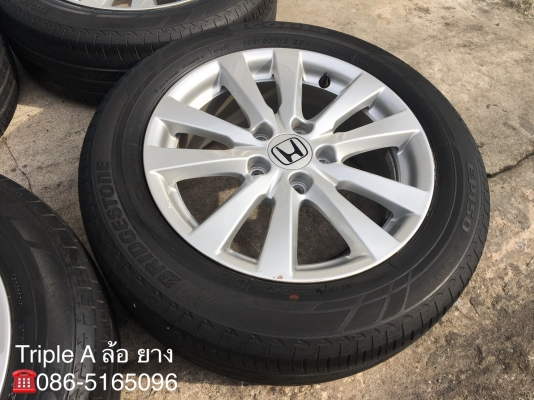 ล้อแม็ก Honda Civic FB ขอบ 16 พร้อมยาง Bridgestone 195-60-16 ปี 13