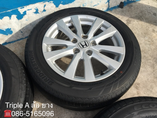 ล้อแม็ก Honda Civic FB ขอบ 16 พร้อมยาง Bridgestone 195-60-16 ปี 13