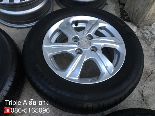 ล้อแม็ก Honda Brio Amaze ขอบ 14 พร้อมยาง Michelin 175-65-14 ปี16