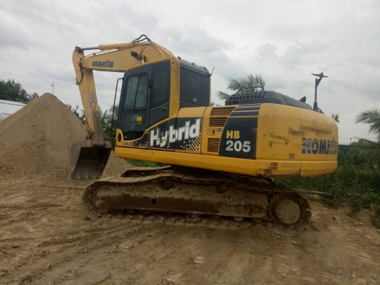 โคมัตสุ Hybrid 205 เอกสารใบแจ้งจำหน่าย รถพร้อมทำงานเอวแน่น โซดาทำงานไม่โหลด ใบแท็กสวยทุกใบ  ไฟฟ้าครบ ราคา 1,350,000