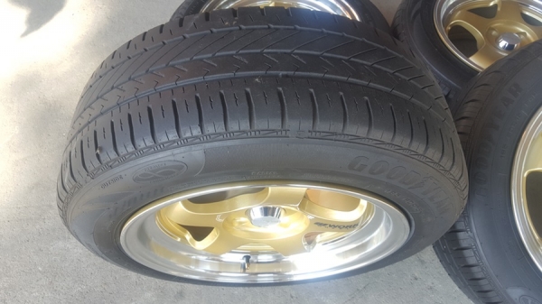 ล้อใหม่ WORK S1 ขอบ15 4รู100ยาง\%ปี15   4 ล้อ