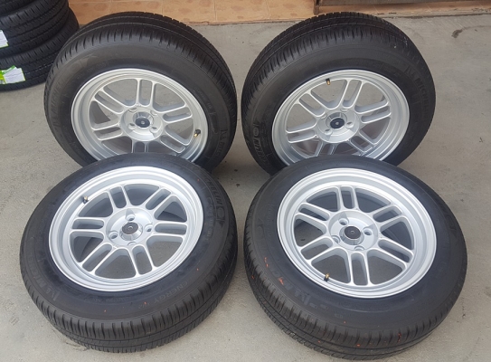 ล้อใหม่15 Rpf1 4รู100 ยาง\%185/60/15  4 ล้อ