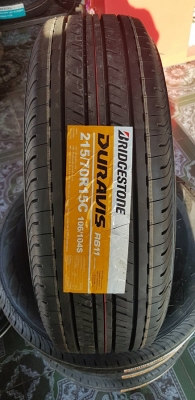 ยางใหม่215/70/15 ปี 18 BRIDGESTONE DURAVIS R611
