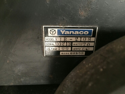 ขายเครื่องตรวจไอเสีย yanaco EIR 2108 CO HC 7
