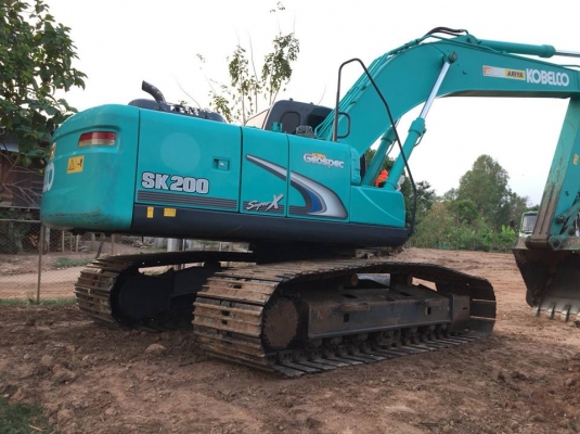 ขายรถขุดแบ็คโค KOBELCO SK200-8ซุปเปอร์Xทำงาน9799ซม.พร้อมลงงานเอวแน่นช่วงล่างดี เครื่องเดิมแห้ง