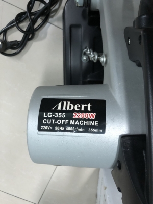 เครื่องตัดไฟเบอร์ 14นิ้ว 2,200วัตต์ ALBERT