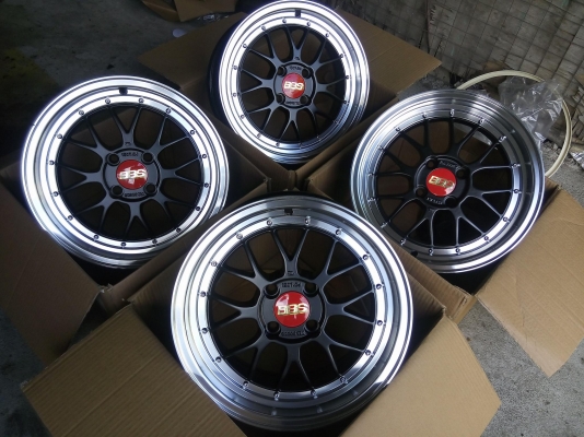 แม็กใหม่บีบีเอส แอลเอ็ม ขอบ 15 ราคา 8900 พร้อมยางไทย 13500 บาท