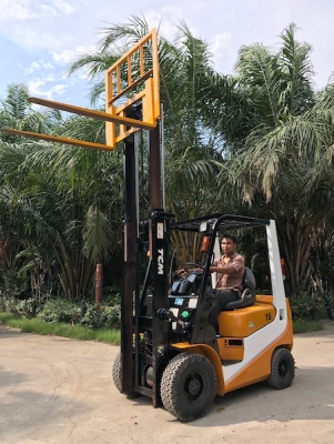 ขายFORKLIFT TCM รุ่น15FD19(1.5ตัน)ดีเซล สวยเดิมจากญี่ปุ่น ยังไม่เคยใช้ในไทย 175,000เท่านั้น!!