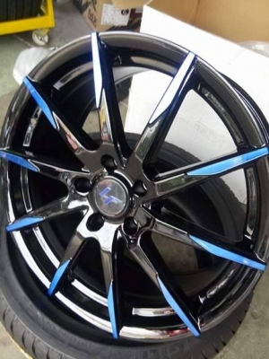 แม็กใหม่ขอบ 18 ราคา 9900 พร้อมยาง 18500 บาท พร้อมติดตั้ง