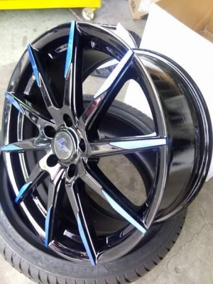 แม็กใหม่ขอบ 18 ราคา 9900 พร้อมยาง 18500 บาท พร้อมติดตั้ง