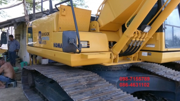 ขาย!! >>> Komatsu Pc200 รุ่น 8MO สวยเต็มพร้อมลุยงาน <<< เบอร์ติดต่อ 098-7155789 086-4631102