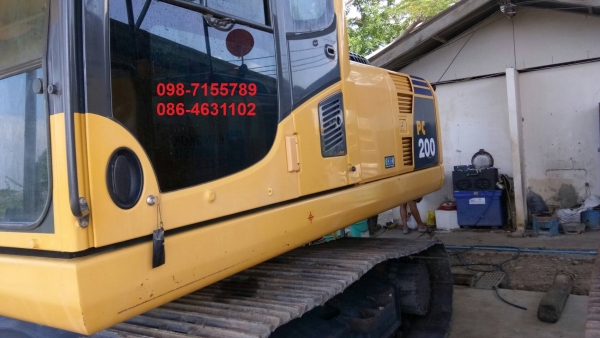 ขาย!! >>> Komatsu Pc200 รุ่น 8MO สวยเต็มพร้อมลุยงาน <<< เบอร์ติดต่อ 098-7155789 086-4631102
