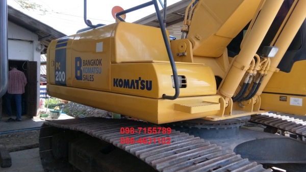 ขาย!! >>> Komatsu Pc200 รุ่น 7 รถสวย ไม่ช้ำ ตามหารุ่นนี้ไม่ควรพลาด <<< เบอร์ติดต่อ 098-7155789 086-4631102