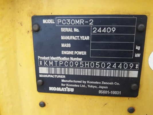 ขายจ้า .KOMATSU PC30MR-2  เก่านอกแท้  สภาพสวย เดิมๆๆ  ใช้งานมาแค่  13XX ชั่วโมง  พร้อมใช้  โทร 089-3818694  จ๊อย..