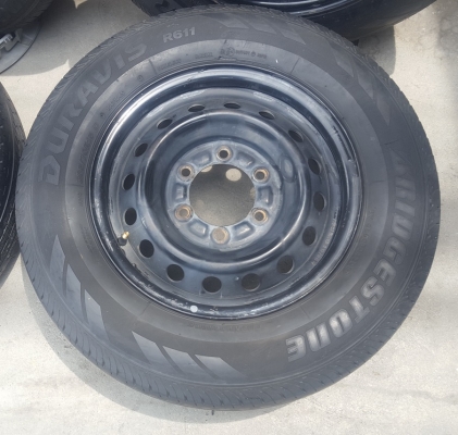 ล้อกะทะขอบ15 6รู139 กว้าง6 ยาง205/70/15 4 ล้อ ล้อกะทะขอบ15 6รู139 กว้าง6 ยาง205/70/15 4 ล้อ