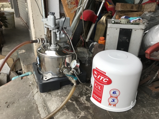 ขายปั้มน้ำอัตโนมัติ ITC(Hitachi) 150W สภาพสวยใหม่มาก เบิกถังสแตนเลส และฝาครอบใหม่ครับ ตรวจเช็คแรงดันเรียบร้อย ไม่มีรั่วซึม พร้อมใช้งาน ราคา 3,500 บาทพร้อมส่ง ขายปั้มน้ำอัตโนมัติ ITC(Hitachi) 150W สภาพสวยใหม่มาก เบิกถังสแตนเลส และฝาครอบใหม่ครับ ตรวจเช็คแรงดันเรียบร้อย ไม่มีรั่วซึม พร้อมใช้งาน ราคา 3,500 บาทพร้อมส่ง