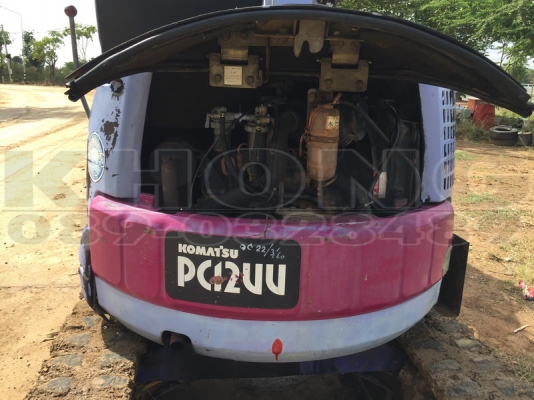 ขายด่วน รถแบคโฮ komatsu pc12uu รถพร้อมใช้งาน มีเอกสารอินวอย เพียง 195000 บาท