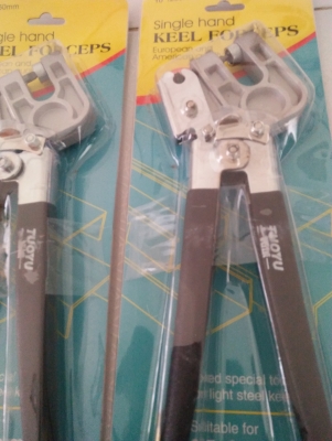 คีมเจาะม้วนแผ่นเหล็กติดกัน,คีมยึดโครงพนังเบา,ยึดแผ่นสังกะสี,ยึดแผ่นป้าย
