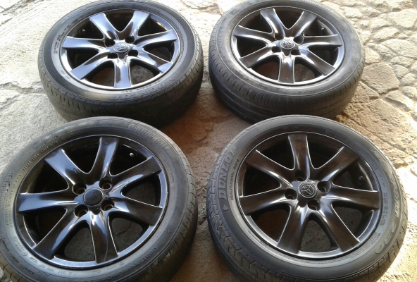 แม็ก ขอบ15 เอนไก 4 รู 100 สีดำซิ่ง