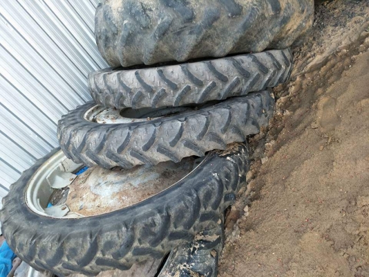 ยางพร้อมกะทะ บางๆ ขอบ44 48 มี3คู่ เก่านอก