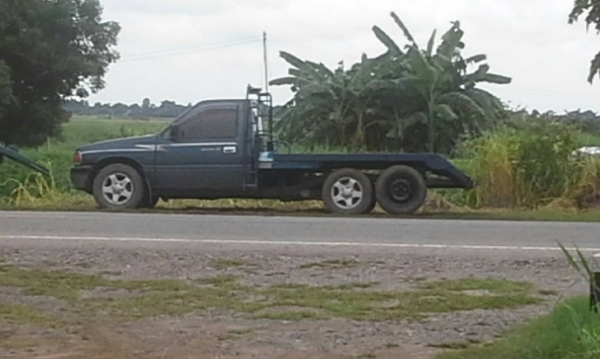 เพิ่มเพลาบรรทุกแบคโฮ