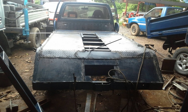 เพิ่มเพลาบรรทุกแบคโฮ