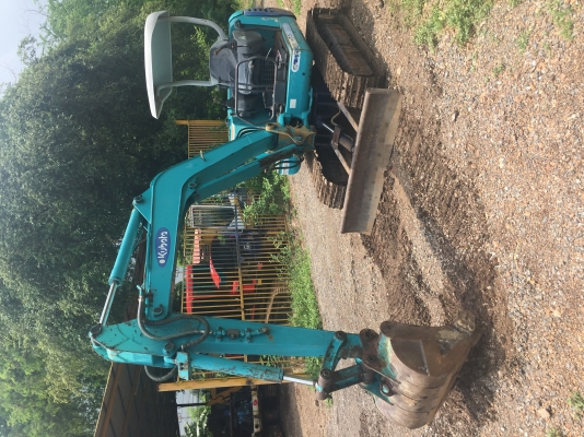 (รถเก่านอก สวยเดิม) ขายรถขุดแบคโฮ KUBOTA K-035 ขนาด Pc35 รถเก่านอกแท้100\% #คอลโทนสั้นปั๊มนิ้ว (มีลายหัวแย๊ก แทรคเหล็กใหม่มือ1) เครื่องแน่น ระบบไว รถพร้อมใช้งาน เอกสารใบอินวอยครบ             ????ราคา 380,000 ต่อรองได้???? ☎️ สนใจติดต่อ  096-3268553  (สถิตย