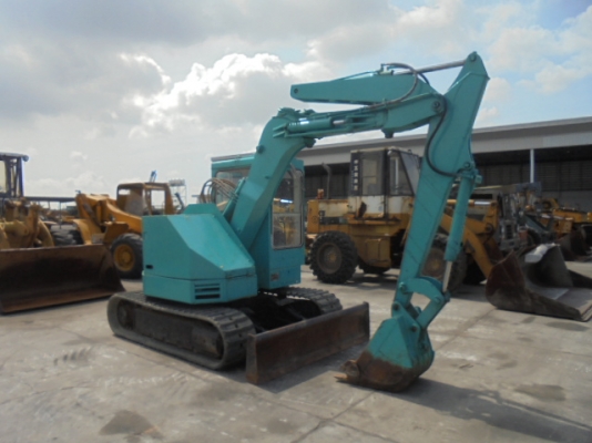 ขายถูกรถขุด MINI EXCAVATOR MITSUBISHI MXR55 เครื่อง K4M / แทรคยาง / คอนโทรนลูกหมาก /มีเก๋ง เก่าจากญี
