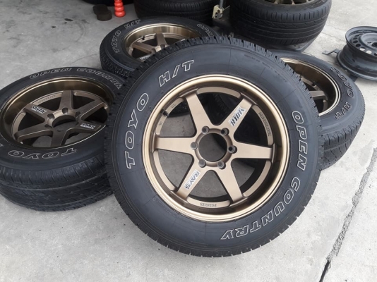 ขายล้อแม็กใหม่ te37 18" ยางมือ2 ขายล้อแม็กใหม่ te37 18" ยางมือ2