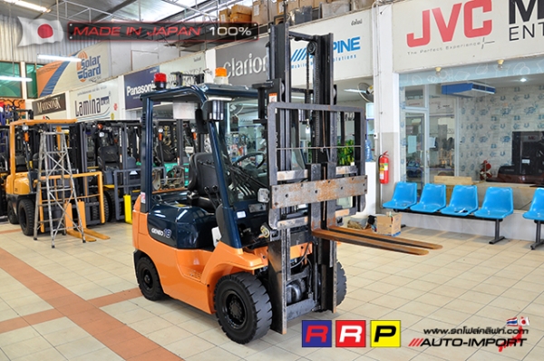 ขายรถโฟล์คลิฟท์มือสอง TOYOTA รุ่น 7FG18-10513 นำเข้าจากประเทศญี่ปุ่น 100\% ไม่เคยใช้งานในไทย ขายรถโฟล์คลิฟท์มือสอง TOYOTA รุ่น 7FG18-10513 นำเข้าจากประเทศญี่ปุ่น 100\% ไม่เคยใช้งานในไทย