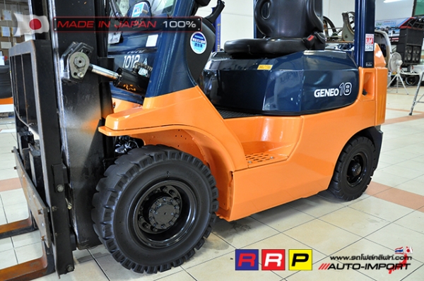 ขายรถโฟล์คลิฟท์มือสอง TOYOTA รุ่น 7FG18-10513 นำเข้าจากประเทศญี่ปุ่น 100\% ไม่เคยใช้งานในไทย ขายรถโฟล์คลิฟท์มือสอง TOYOTA รุ่น 7FG18-10513 นำเข้าจากประเทศญี่ปุ่น 100\% ไม่เคยใช้งานในไทย