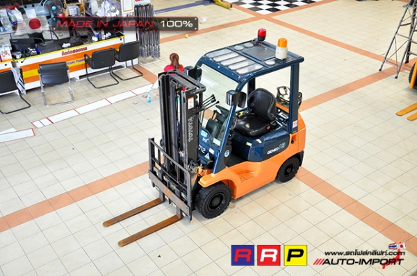 ขายรถโฟล์คลิฟท์มือสอง TOYOTA รุ่น 7FG18-10513 นำเข้าจากประเทศญี่ปุ่น 100\% ไม่เคยใช้งานในไทย ขายรถโฟล์คลิฟท์มือสอง TOYOTA รุ่น 7FG18-10513 นำเข้าจากประเทศญี่ปุ่น 100\% ไม่เคยใช้งานในไทย