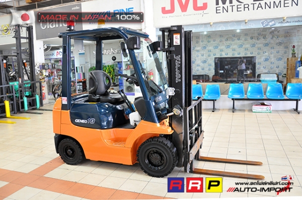 ขายรถโฟล์คลิฟท์มือสอง TOYOTA รุ่น 7FG18-10513 นำเข้าจากประเทศญี่ปุ่น 100\% ไม่เคยใช้งานในไทย ขายรถโฟล์คลิฟท์มือสอง TOYOTA รุ่น 7FG18-10513 นำเข้าจากประเทศญี่ปุ่น 100\% ไม่เคยใช้งานในไทย