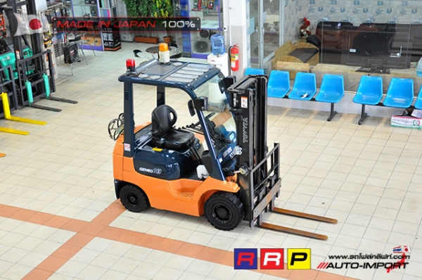 ขายรถโฟล์คลิฟท์มือสอง TOYOTA รุ่น 7FG18-10513 นำเข้าจากประเทศญี่ปุ่น 100\% ไม่เคยใช้งานในไทย ขายรถโฟล์คลิฟท์มือสอง TOYOTA รุ่น 7FG18-10513 นำเข้าจากประเทศญี่ปุ่น 100\% ไม่เคยใช้งานในไทย