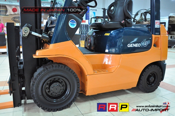 ขายรถโฟล์คลิฟท์มือสอง TOYOTA รุ่น 7FG18-10513 นำเข้าจากประเทศญี่ปุ่น 100\% ไม่เคยใช้งานในไทย ขายรถโฟล์คลิฟท์มือสอง TOYOTA รุ่น 7FG18-10513 นำเข้าจากประเทศญี่ปุ่น 100\% ไม่เคยใช้งานในไทย