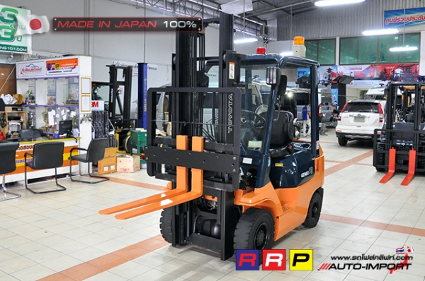 ขายรถโฟล์คลิฟท์มือสอง TOYOTA รุ่น 7FG18-10513 นำเข้าจากประเทศญี่ปุ่น 100\% ไม่เคยใช้งานในไทย ขายรถโฟล์คลิฟท์มือสอง TOYOTA รุ่น 7FG18-10513 นำเข้าจากประเทศญี่ปุ่น 100\% ไม่เคยใช้งานในไทย