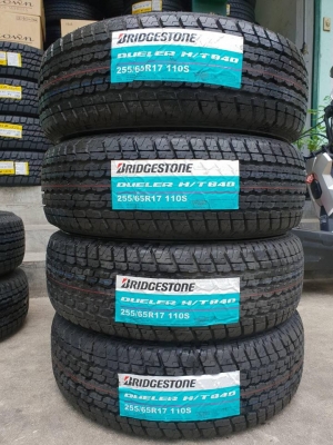 ขายยางใหม่ BRIDGESTONE 840 255-65-17 ปี16 ชุดละ 13,900 บาท