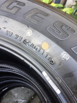 ขายยางป้ายแดง BRIDGESTONE 684II 265-65-17 ปี18 ชุดละ 14,500 บาท ขายยางป้ายแดง BRIDGESTONE 684II 265-65-17 ปี18 ชุดละ 14,500 บาท