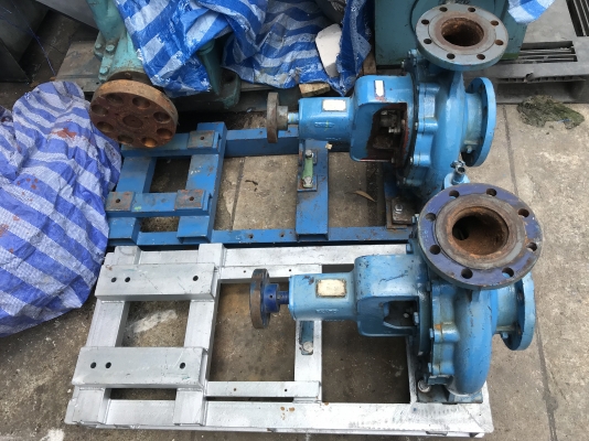 ( เหลือ 1 ตัวครับ )ขายหัวปั้มน้ำหอยโข่ง Ebara 125x100 FSK ขนาดเข้า 5นิ้ว ออก 4นิ้ว ใบพัดทองเหลือง พร้อมแท่น สภาพสวยเดิมๆ หมุนนิ่ม พร้อมใช้งาน มี 2ชุด ราคาชุดละ 15,500 บาท