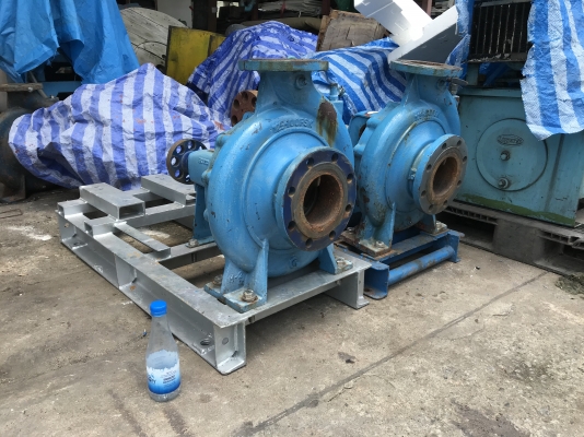 ( เหลือ 1 ตัวครับ )ขายหัวปั้มน้ำหอยโข่ง Ebara 125x100 FSK ขนาดเข้า 5นิ้ว ออก 4นิ้ว ใบพัดทองเหลือง พร้อมแท่น สภาพสวยเดิมๆ หมุนนิ่ม พร้อมใช้งาน มี 2ชุด ราคาชุดละ 15,500 บาท