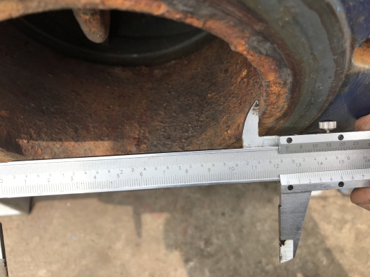 ( เหลือ 1 ตัวครับ )ขายหัวปั้มน้ำหอยโข่ง Ebara 125x100 FSK ขนาดเข้า 5นิ้ว ออก 4นิ้ว ใบพัดทองเหลือง พร้อมแท่น สภาพสวยเดิมๆ หมุนนิ่ม พร้อมใช้งาน มี 2ชุด ราคาชุดละ 15,500 บาท