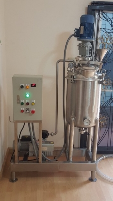 ถังผสม ชุดปั่นกวนผสม ชุดผสมครีม เครื่องผสมครีม รับจ้างบรรจุครีม เครื่องปั่นกวนผสม เครื่อง homogenizer เครื่องบรรจุ เครื่องบรรจุครีม เครื่องบรรจุกึ่งอัตโนมัติ