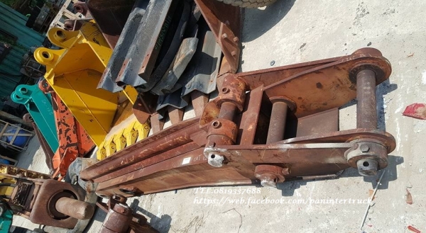 SALE***FROM JAPANอาร์มต่อปลายบุ๊งกี๋ARM FOR EXCAVATOR สำหรับรถขุดไซค์ 200,220 /สลัก80มิล/ต่อยาวได้ถึง:2 เมตร /ราคาเพียง 25,500 บาท