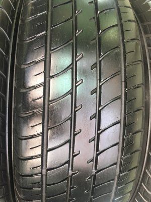 ล้อแม็ก Toyota Vios Yaris ลาย 5 ก้าน ขอบ 15 พร้อมยาง Dunlop 185-60-15 ปลายปี 13