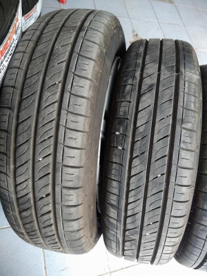 ล้อกระทะ ยางดันลอปปี17 ดอกยางล้นๆคุ้มๆ ราคา 2500 บาท