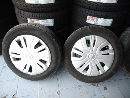 ล้อกระทะ ยางดันลอปปี17 ดอกยางล้นๆคุ้มๆ ราคา 2500 บาท