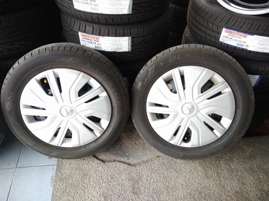 ล้อกระทะ ยางดันลอปปี17 ดอกยางล้นๆคุ้มๆ ราคา 2500 บาท